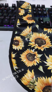 Sunflower baby bibs