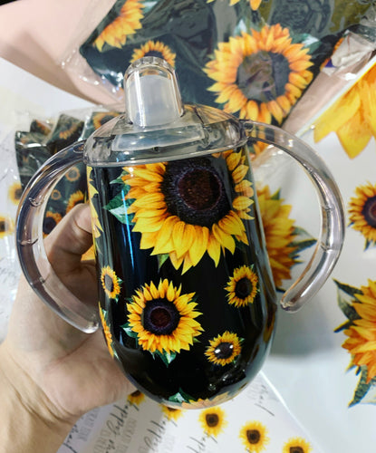 Sunflower sippy cup