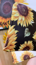 Load image into Gallery viewer, Sunflower tassel make up/travel bag