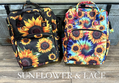 Sunflower diaper bags